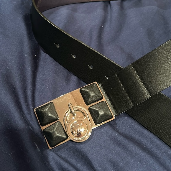 Leather MK BELT - Picture 1 of 6